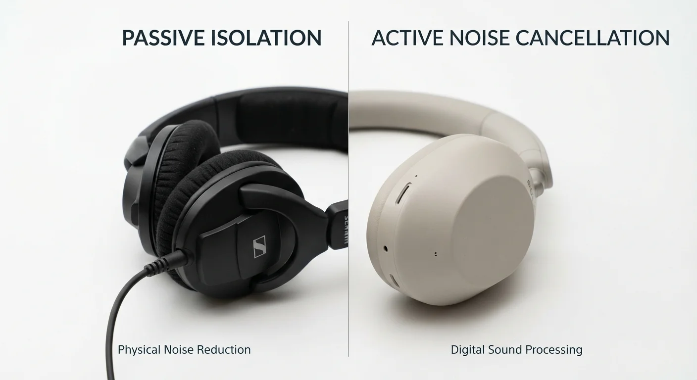 Active Noise Cancellation vs. Passive Isolation: What Blocks Sound Better?