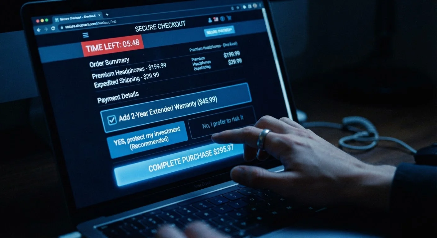 Dark Patterns: The Checkout Tricks Designed to Make You Spend More