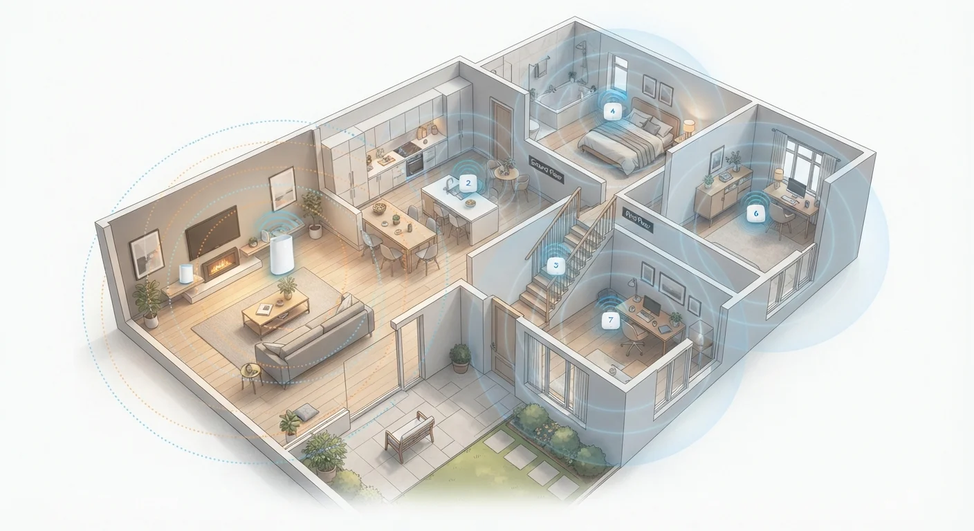 Home Router vs. Mesh Network: What Changes When Your House Gets Bigger