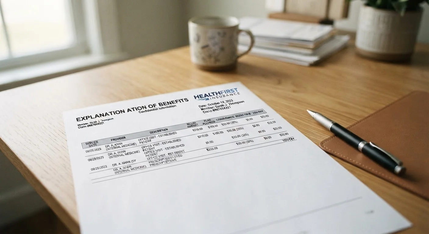 Reading an Explanation of Benefits (EOB): A Section-by-Section Walkthrough