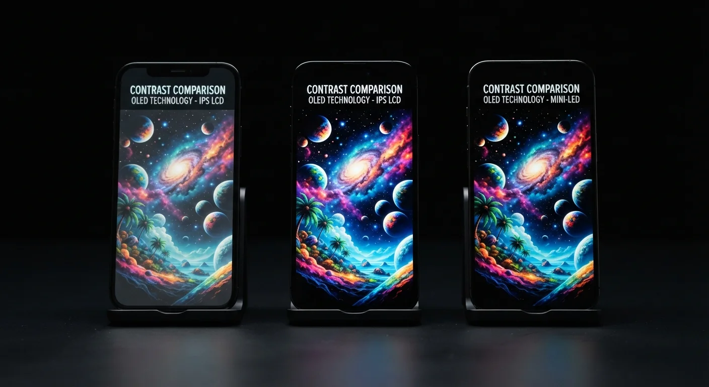 Smartphone Screen Types Explained: OLED, AMOLED, and LCD Side by Side